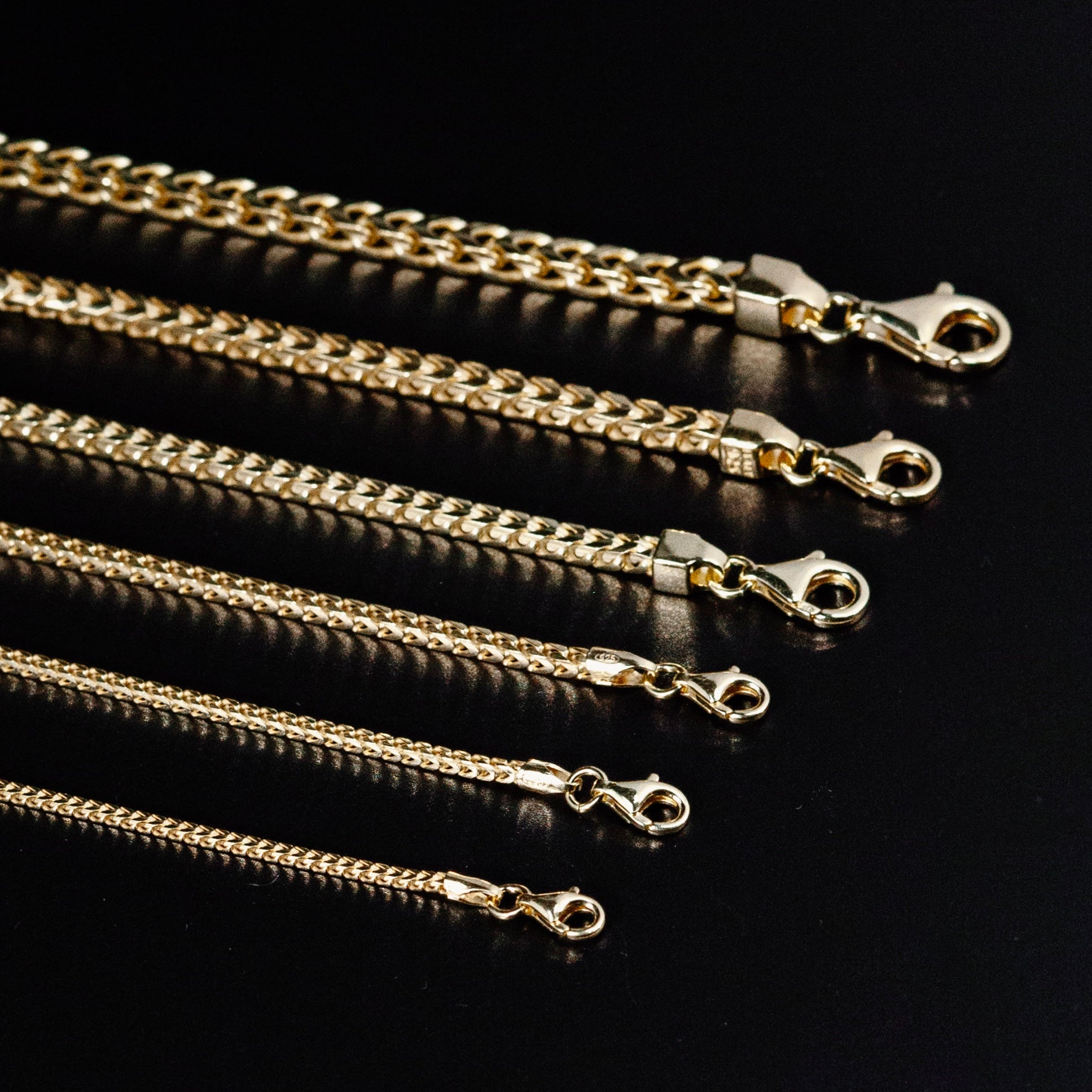 Franco Chain 3MM, Vermeil