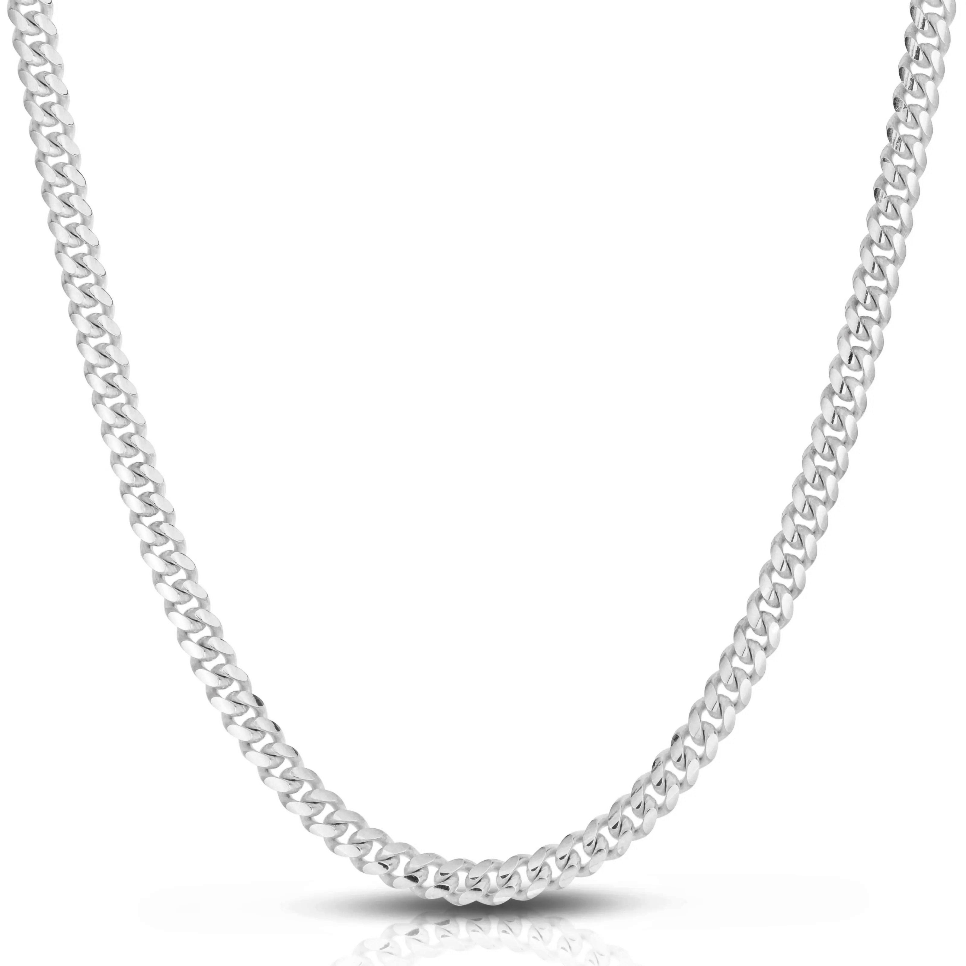 Cuban Link 5MM, Rhodium