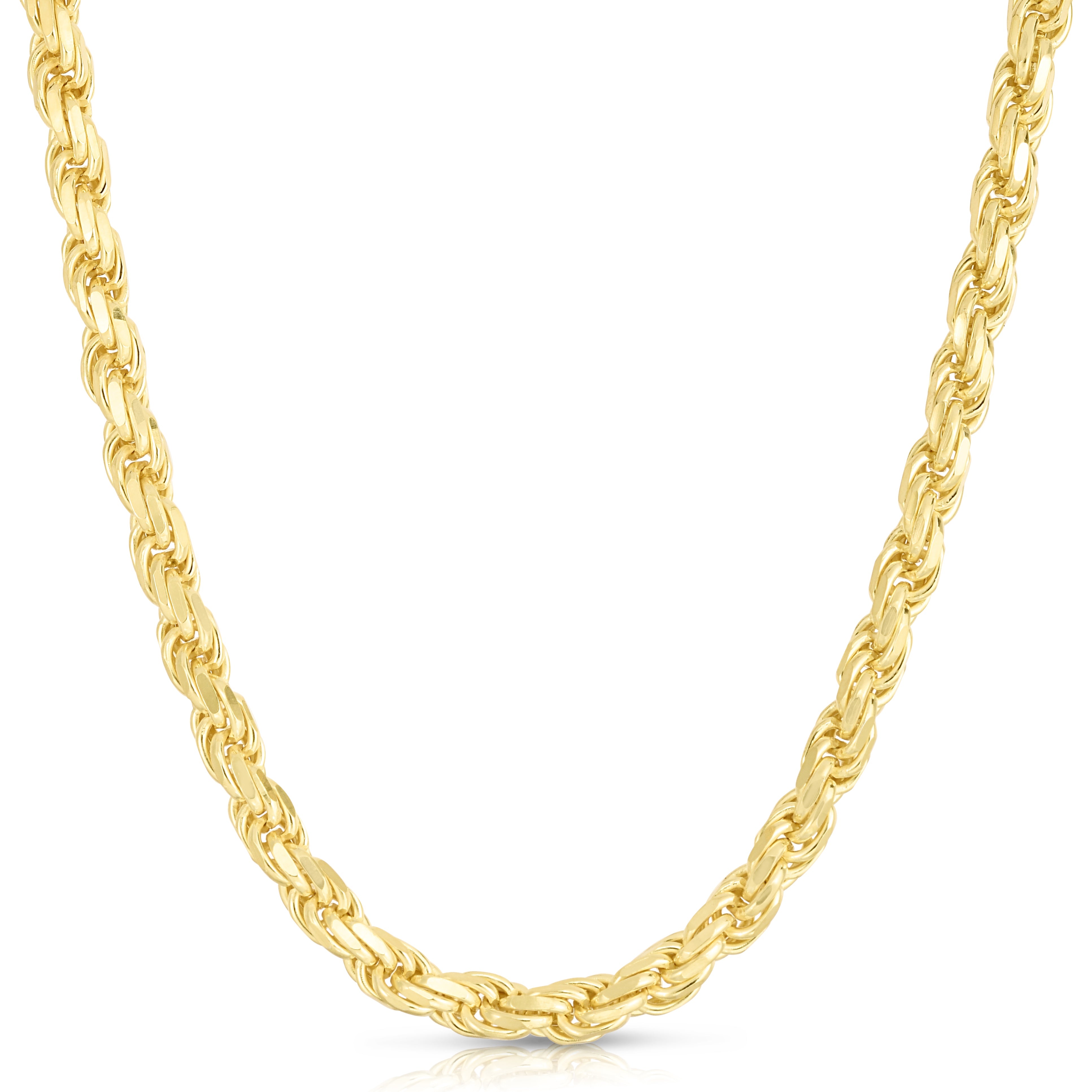 Rope Chain 5MM, Vermeil