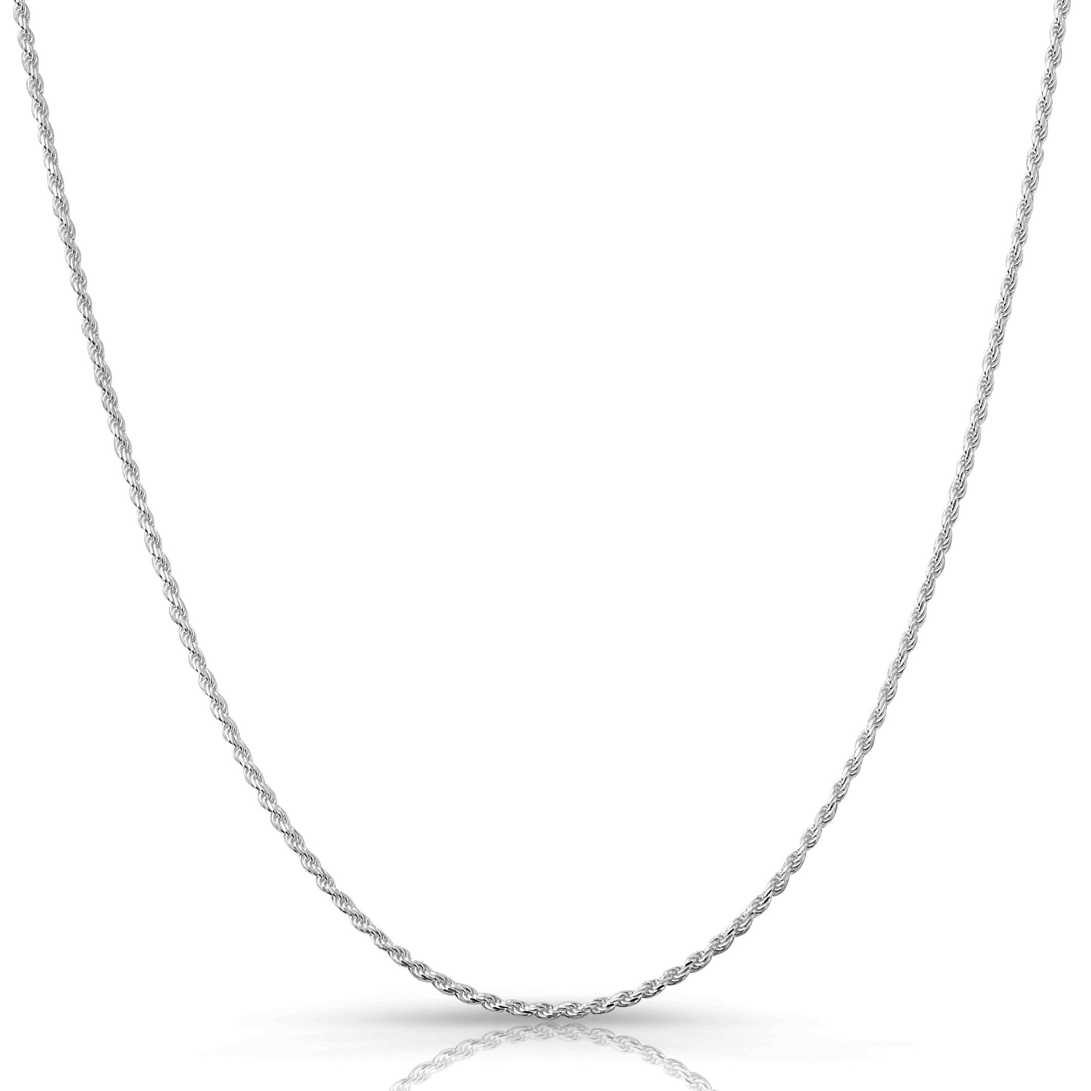 Rope Chain 2MM, Rhodium